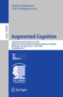 Augmented Cognition : 18th International Conference, AC 2024, Held as Part of the 26th HCI International Conference, HCII 2024, Washington, DC, USA, June 29–July 4, 2024, Proceedings, Part I - Book