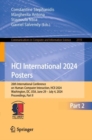 HCI International 2024 Posters : 26th International Conference on Human-Computer Interaction, HCII 2024, Washington, DC, USA, June 29 – July 4, 2024, Proceedings, Part II - Book