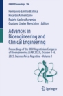 Advances in Bioengineering and Clinical Engineering : Proceedings of the XXIV Argentinian Congress of Bioengineering (SABI 2023), October 3–6, 2023, Buenos Aires, Argentina - Volume 1 - Book