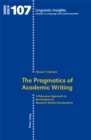 The Pragmatics of Academic Writing : A Relevance Approach to the Analysis of Research Article Introductions - Book