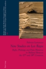 New Studies on Lex Regia : Right, Philology and Fides Historica in Holland Between the 17 th  and 18 th  Centuries - Book