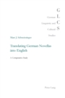 Translating German Novellas into English : A Comparative Study - Book