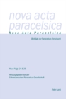 Nova ACTA Paracelsica : Doppelnummer 24/25 (2010/2011) - Book