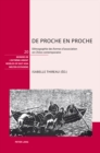 de Proche En Proche : Ethnographie Des Formes d'Association En Chine Contemporaine - Book