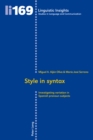 Style in syntax : Investigating variation in Spanish pronoun subjects - Book