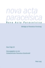 Nova ACTA Paracelsica 26/2013 2014 : Beitraege Zur Paracelsus-Forschung - Book