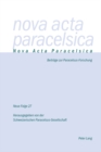 Nova ACTA Paracelsica 27/2016 : Beitraege Zur Paracelsus-Forschung - Book