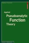Applied Pseudoanalytic Function Theory - Book