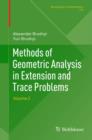 Methods of Geometric Analysis in Extension and Trace Problems : Volume 2 - eBook