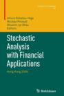 Stochastic Analysis with Financial Applications : Hong Kong 2009 - Book