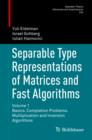 Separable Type Representations of Matrices and Fast Algorithms : Volume 1 Basics. Completion Problems. Multiplication and Inversion Algorithms - eBook