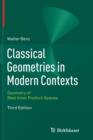 Classical Geometries in Modern Contexts : Geometry of Real Inner Product Spaces Third Edition - Book