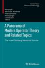 A Panorama of Modern Operator Theory and Related Topics : The Israel Gohberg Memorial Volume - Book