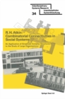 Combinatorial Connectivities in Social Systems : An Application of Simplicial Complex Structures to the Study of Large Organizations - eBook