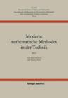 Moderne Mathematische Methoden in Der Technik - Book