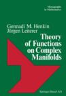 Theory of Functions on Complex Manifolds - Book