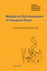 Methods for Risk Assessment of Transgenic Plants : IV. Biodiversity and Biotechnology - eBook