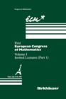 First European Congress of Mathematics Paris, July 6-10, 1992 : Vol. I Invited Lectures (Part 1) - Book