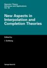 New Aspects in Interpolation and Completion Theories - Book