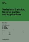 Variational Calculus, Optimal Control and Applications : International Conference in honour of L. Bittner and R. Kloetzler, Trassenheide, Germany, September 23-27, 1996 - Book