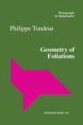 Geometry of Foliations - Book