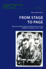 From Stage to Page : Critical Reception of Irish Plays in the London Theatre, 1925-1996 - eBook