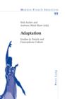 Adaptation : Studies in French and Francophone Culture - eBook