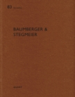 Baumberger & Stegmeier : De aedibus 83 - Book