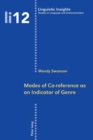 Modes of Co-reference as an Indicator of Genre : v. 12 - Book