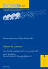 Autour de la Cesure : Actes Du Colloque Damon Des 3 Et 4 Novembre 2000 - Book