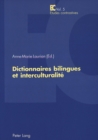 Dictionnaires Bilingues Et Interculturalite - Book