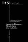 Academic Discourse : New Insights into Evaluation - Book