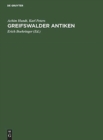 Greifswalder Antiken - Book