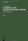 Lehrbuch Der Anorganischen Chemie - Book