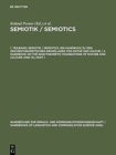 Semiotik / Semiotics. 1. Teilband - Book