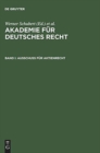 Akademie fur Deutsches Recht, Bd I, Ausschuss fur Aktienrecht - Book