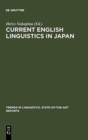 Current English Linguistics in Japan - Book