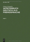 Woerterbuch Deutsch als Fremdsprache - Book