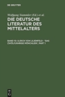 Ulrich Von Lilienfeld - 'Das Zwoelfjahrige Moenchlein' - Book
