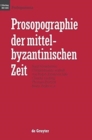 Prosopographie der mittelbyzantinischen Zeit, Prolegomena - Book