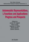 Automorphic Representations, L-Functions and Applications: Progress and Prospects : Proceedings of a conference honoring Steve Rallis on the occasion of his 60th birthday, The Ohio State University, M - Book