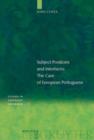 Subject Positions and Interfaces : The Case of European Portuguese - Book