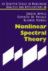 Nonlinear Spectral Theory - Book