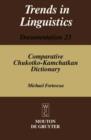 Comparative Chukotko-Kamchatkan Dictionary - Book