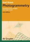 Photogrammetry : Geometry from Images and Laser Scans - Book