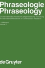 Phraseologie / Phraseology. Volume 2 - Book