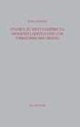 Studien zu Sextus Empiricus, Diogenes Laertius und zur pyrrhonischen Skepsis - Book