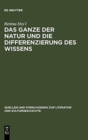 Das Ganze Der Natur Und Die Differenzierung Des Wissens : Alexander Von Humboldt ALS Schriftsteller - Book