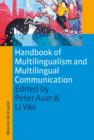 Handbook of Multilingualism and Multilingual Communication - eBook