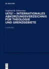 IATG3. Internationales Abkurzungsverzeichnis fur Theologie und Grenzgebiete - Book